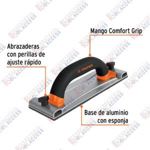 Alternative view of Lijadora manual base de aluminio 8 x 24 cm, Truper