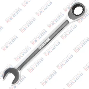 Llave combinada pulido espejo de matraca métrica, 12 puntas, 15mm, Surtek