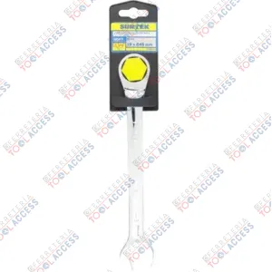 Alternative view of Llave combinada pulido espejo de matraca métrica, 12 puntas, 19mm, Surtek