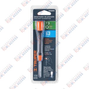 Desarmador de precisión punta torx T3 mango ergonómico, Truper
