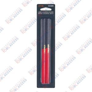 Blíster con 2 lápices 18 cm bicolor gruesos para carpintero