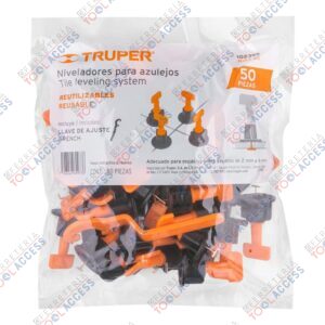 Bolsa con 50 niveladores de azulejos, TRUPER