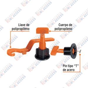 Alternative view of Bolsa con 50 niveladores de azulejos, TRUPER