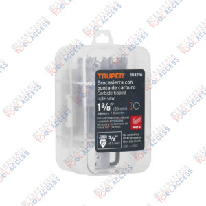 Brocasierra de carburo de tungsteno, 1-3/8", TRUPER