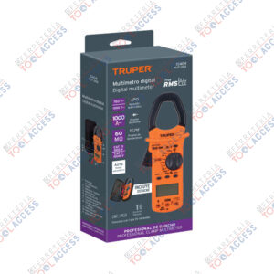 Multímetro para mantenimiento industrial con gancho, TRUPER