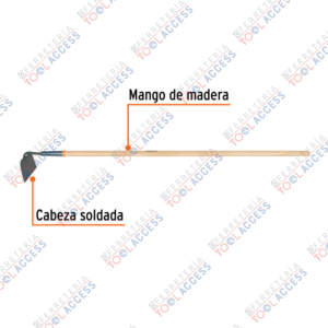 Alternative view of Azadón jardinero Classic, mango de madera 54", TRUPER