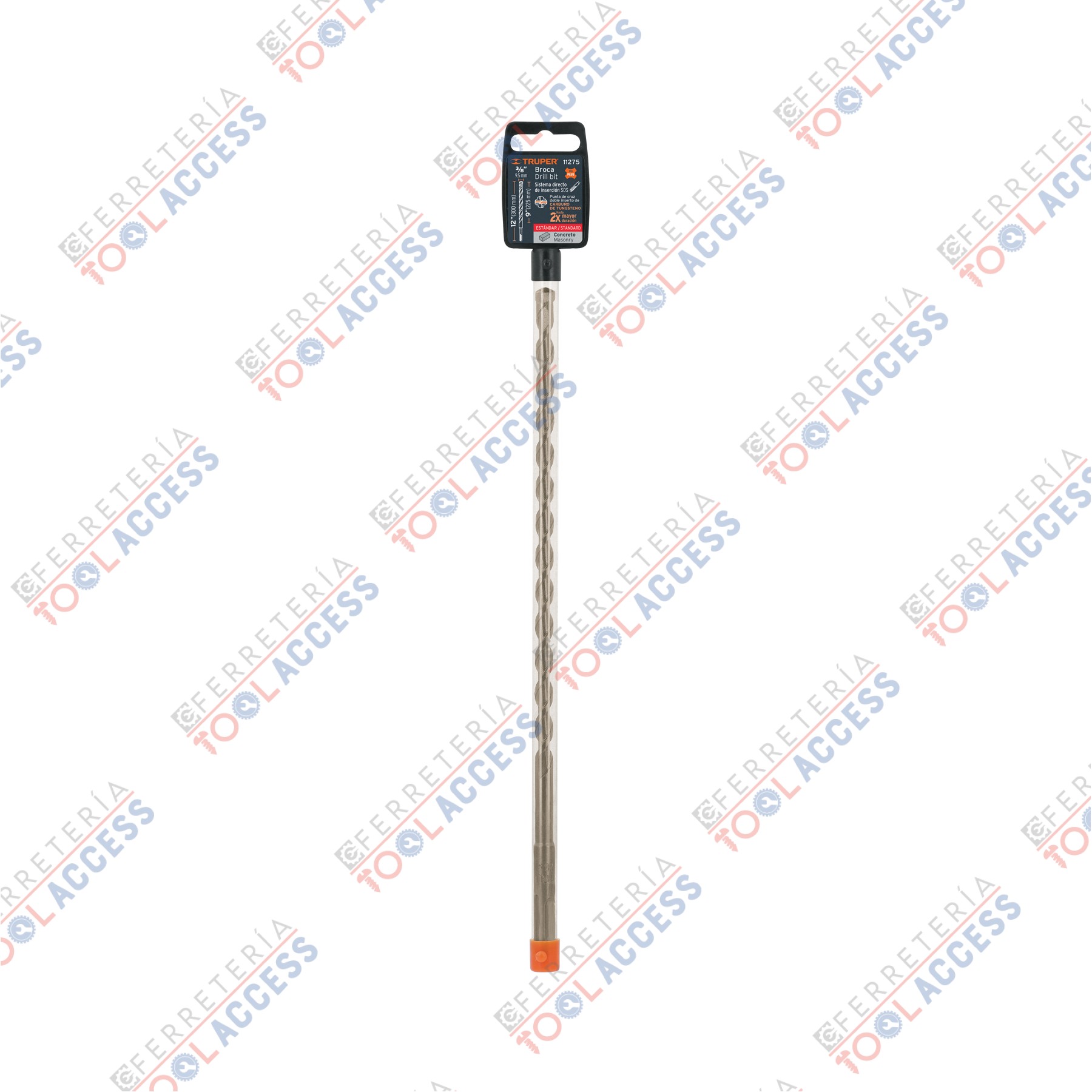 Broca SDS Plus 3/8 x 12", Truper - Imagen 2