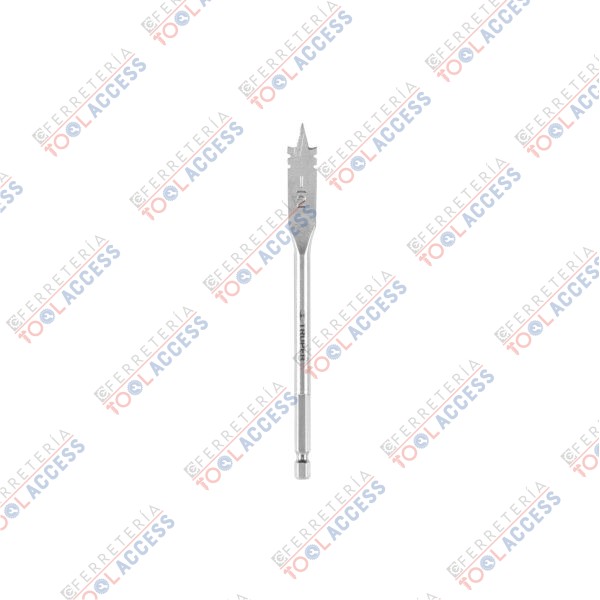 Broca plana de manita 1/2" para madera, Truper