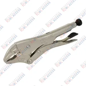 Pinza de presión cromada quijada curva de 10", Surtek