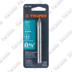 Broca para vidrio y azulejo de 3/8", Truper