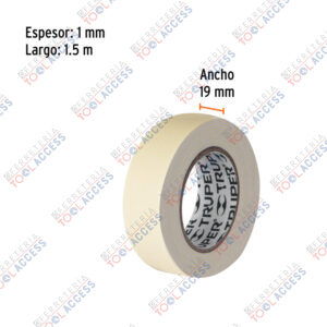 Alternative view of Cinta doble cara de 19 mm x 1.5 m, TRUPER