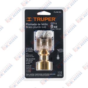 Plomada de latón 8 oz tipo Guatemala, Truper