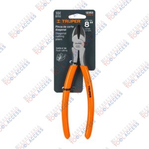 Pinza de corte diagonal 8" mango de PVC, Truper