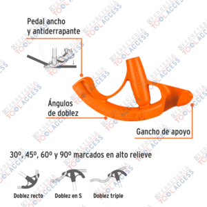 Alternative view of Doblador de tubo conduit 1", TRUPER