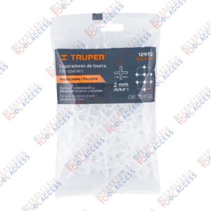 Bolsa con 200 separadores de 2 mm de losetas, TRUPER