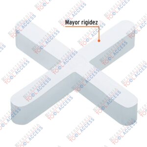 Alternative view of Bolsa con 150 separadores de 3 mm de losetas, TRUPER