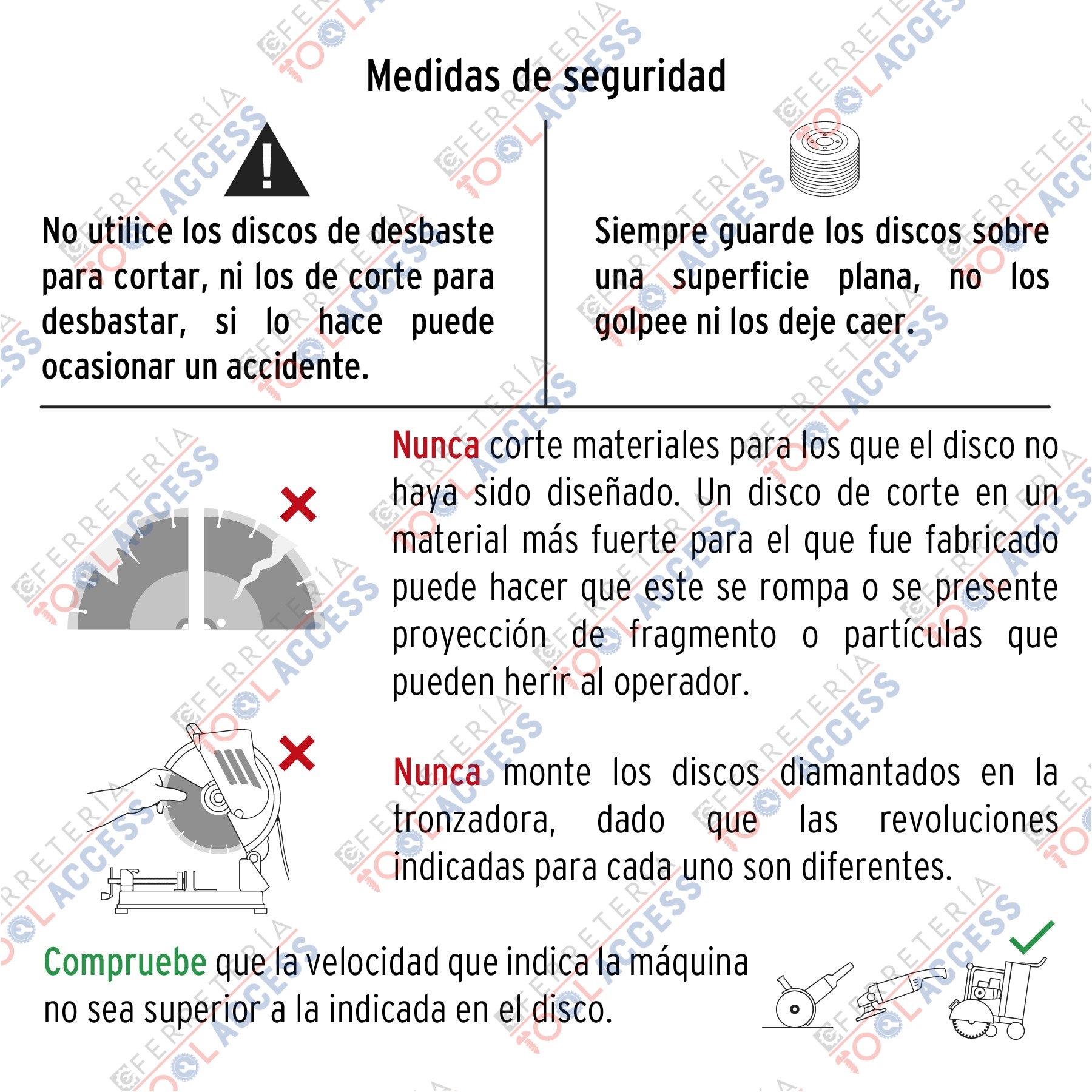 Disco de diamante de 7" x 2.8 mm, rin turbo, TRUPER - Imagen 4