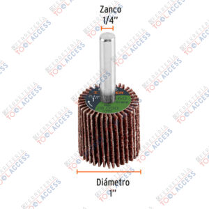 Alternative view of Rueda flap de 1", grano 60, TRUPER