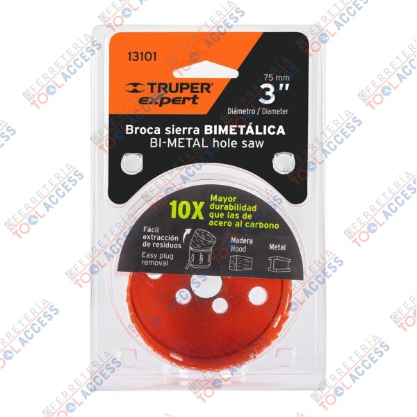 Brocasierra bimetálica 3", Truper Expert - Imagen 2