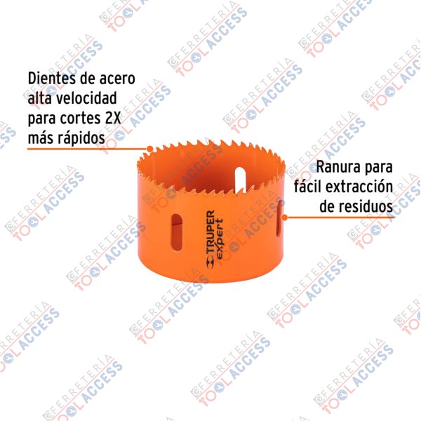 Brocasierra bimetálica 3", Truper Expert - Imagen 3