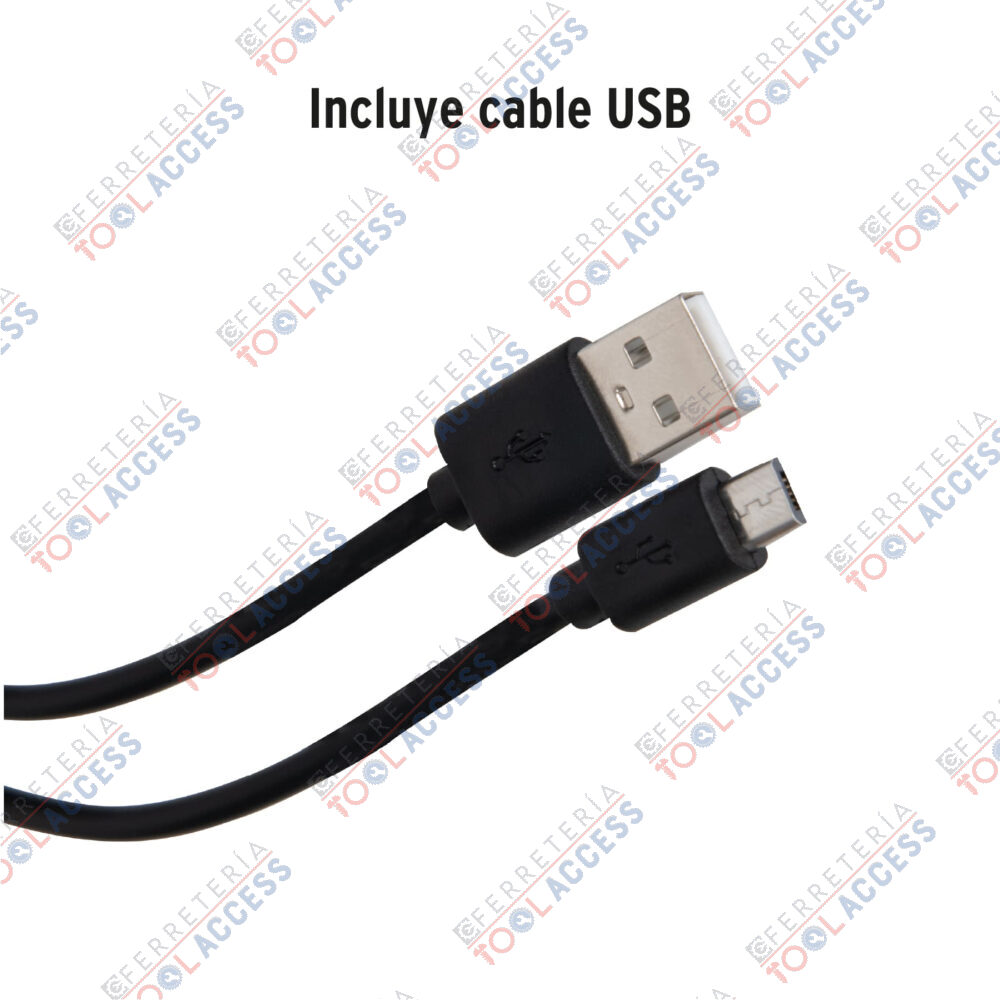 Linterna recargable con luz emergencia, 480lm, Truper - Imagen 3