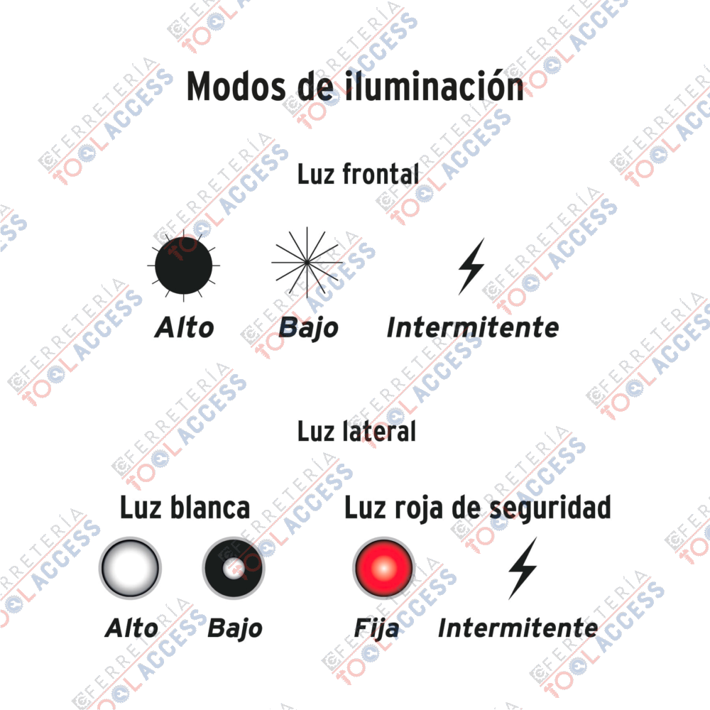 Linterna recargable con luz emergencia, 480lm, Truper - Imagen 4