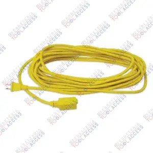 Extensión eléctrica uso rudo polarizada color amarillo, 15 m, Surtek