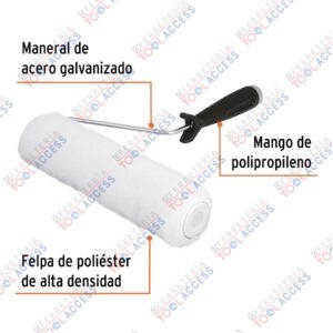 Alternative view of Rodillo para pintar 9" x 3/8" superficies lisas, TRUPER