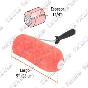 Alternative view of Rodillo para pintar 9" x 1-1/4" superficies extrarrugosas, Truper