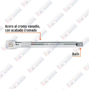 Alternative view of Extensión cuadro 1/2" para matraca, largo 8", Truper