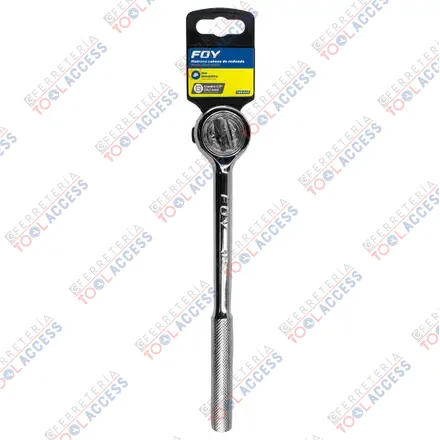 Matraca reversible cabeza redonda, para dado cuadro de 1/2", Foy