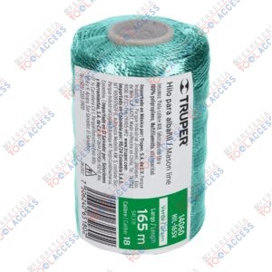 Carrete con 165 m de hilo para albañil verde, Truper