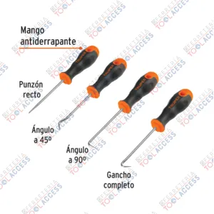 Alternative view of Juego de 4 puntas y ganchos multiusos, Truper