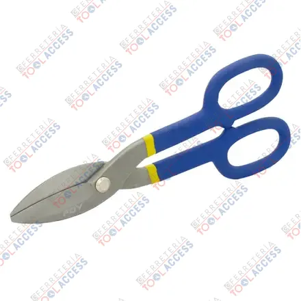 Tijeras para hojalatero con mango rubber grip 10", Foy