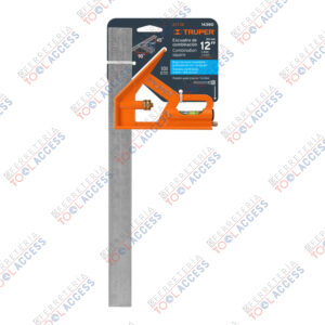 Escuadra 12" de combinación con punzón para marcar, TRUPER