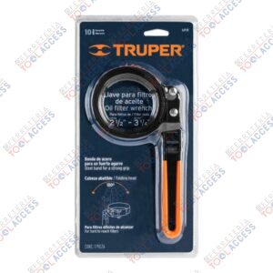 Llave de banda metálica 2-1/2" a3-1/4" para filtro de aceite, Truper
