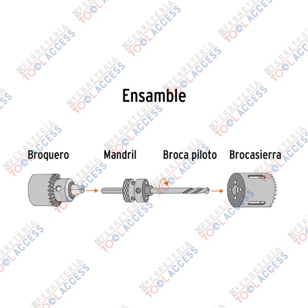 Brocasierra bimetálica 4-1/2", Truper Expert - Imagen 4