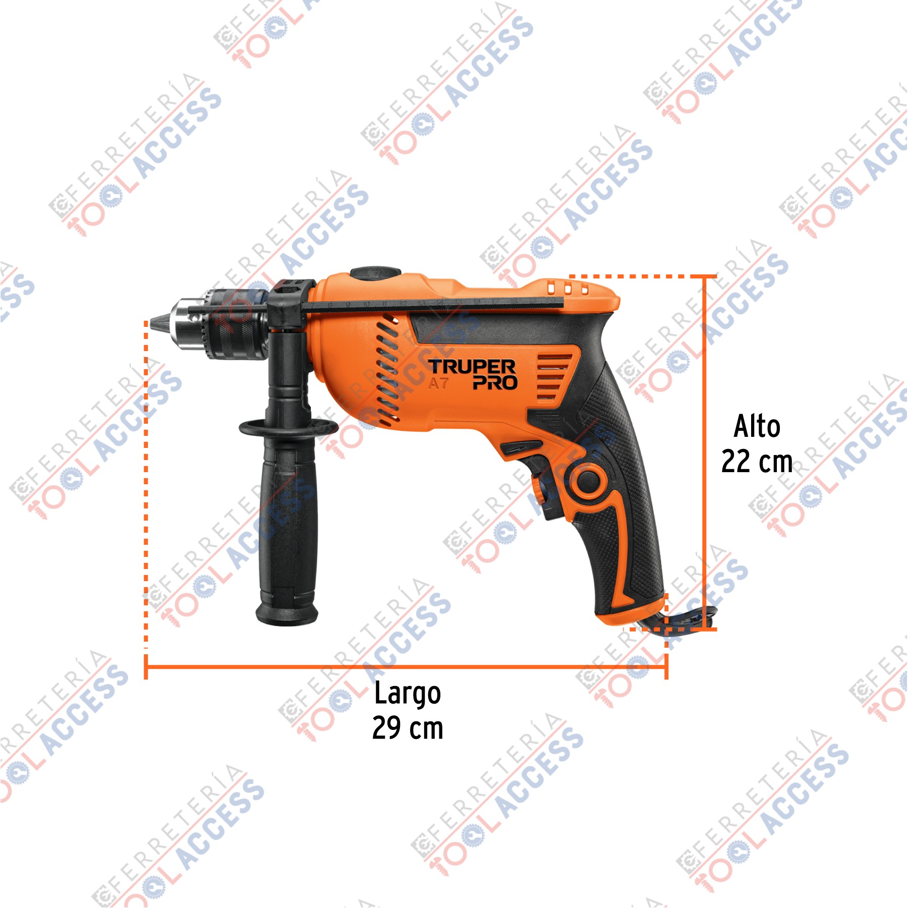 Rotomartillo 1/2", 650W, TRUPER PRO - Imagen 3