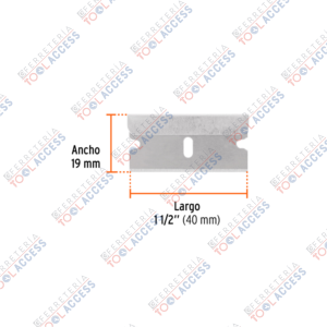 Alternative view of Blíster con 5 cuchillas de repuesto para RASP-3,2,1 y NC-10