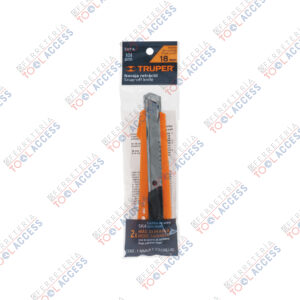 Cutter 18 mm reforzado de plástico con alma metálica, TRUPER