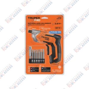 Destornillador 3.6V, PRO, Truper