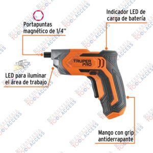 Alternative view of Destornillador 3.6V, PRO, Truper