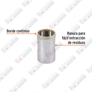 Alternative view of Brocasierra diamante 1" borde continuo, TRUPER