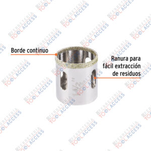 Alternative view of Brocasierra diamante 1-1/2" borde continuo, TRUPER