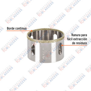 Alternative view of Brocasierra diamante 2-1/2" borde continuo, TRUPER