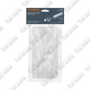 Blíster con 12 barras de silicón de repuesto para PIPE-1/2, Truper