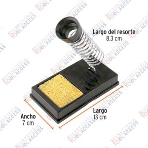 Alternative view of Base para cautín tipo lápiz con limpiador de esponja, TRUPER