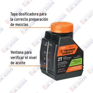 Alternative view of Aceite sintético para motor de 2 tiempos, 100 ml, Truper