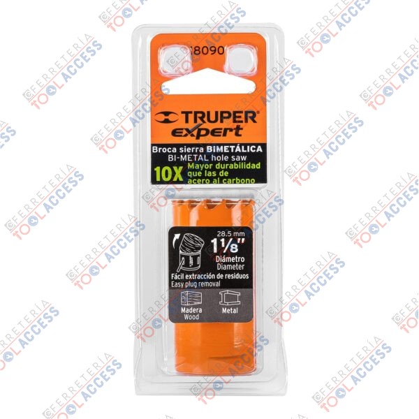 Brocasierra bimetálica 1-1/8", Truper Expert - Imagen 2