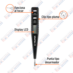 Alternative view of Probador digital de tensión C.A. / C.C., TRUPER